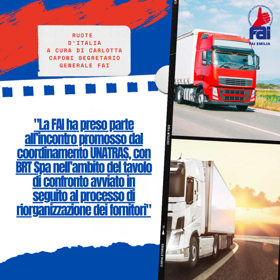 Ruote d’Italia: “Altra settimana importante sul versante trattativa BRT”